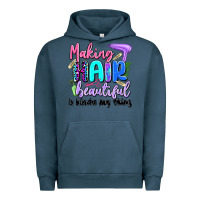 Pigment Midnight Navy making hair beautiful is kinda my thing Urban Hoodie - Artiststas