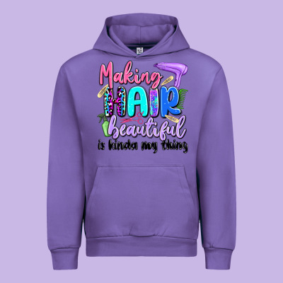 Making Hair Beautiful Is Kinda My Thing Urban Hoodie Designed By Artiststas