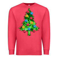 Cardinal sequin's christmas tree Premium Sweatshirt - Zillion Design Studio