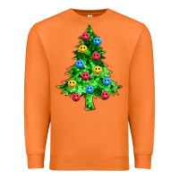 Carrot sequin's christmas tree Premium Sweatshirt - Zillion Design Studio