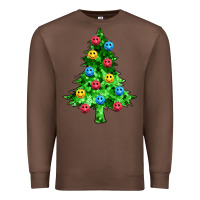 Chestnut sequin's christmas tree Premium Sweatshirt - Zillion Design Studio