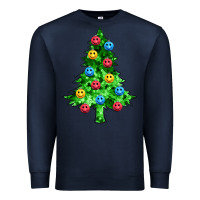 Navy sequin's christmas tree Premium Sweatshirt - Zillion Design Studio