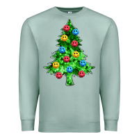 Seafoam sequin's christmas tree Premium Sweatshirt - Zillion Design Studio