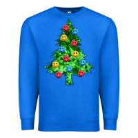True Royal sequin's christmas tree Premium Sweatshirt - Zillion Design Studio