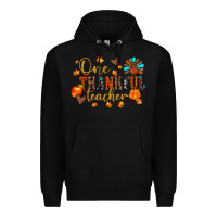 Black one thankful teacher Premium Hoodie - JahusDesignShop