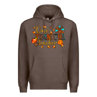 Coffee one thankful teacher Premium Hoodie - JahusDesignShop