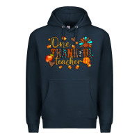 Navy one thankful teacher Premium Hoodie - JahusDesignShop