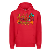 Red one thankful teacher Premium Hoodie - JahusDesignShop