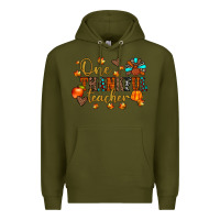 Army Green one thankful teacher Premium Hoodie - JahusDesignShop