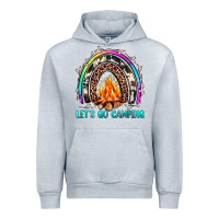 Heather Grey let's go camping rainbow Urban Hoodie - JahusDesignShop