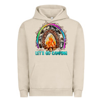 Pigment French Oak let's go camping rainbow Urban Hoodie - JahusDesignShop