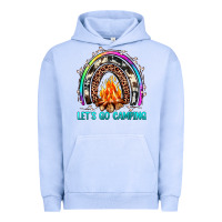 Pigment Grape Ice let's go camping rainbow Urban Hoodie - JahusDesignShop