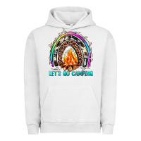 Let's Go Camping Rainbow Urban Hoodie | Teevron