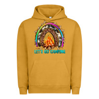 Pigment Peanut Butter let's go camping rainbow Urban Hoodie - JahusDesignShop