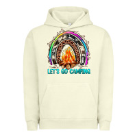 Pigment Pistachio let's go camping rainbow Urban Hoodie - JahusDesignShop