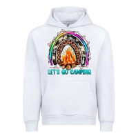 White let's go camping rainbow Urban Hoodie - JahusDesignShop