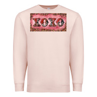 Xoxo Cowhide And Leopard Premium Sweatshirt | Teevron