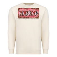 Sandshell Xoxo cowhide and leopard Premium Sweatshirt - RanaPortraitStore