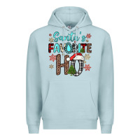 Blue Mist santa s favorite ho Premium Hoodie - JahusDesignShop
