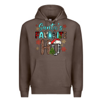 Coffee santa s favorite ho Premium Hoodie - JahusDesignShop