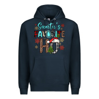 Navy santa s favorite ho Premium Hoodie - JahusDesignShop