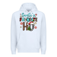 White santa s favorite ho Premium Hoodie - JahusDesignShop