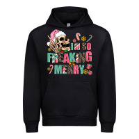 Black i m so freaking merry Urban Hoodie - AdoDesignShop