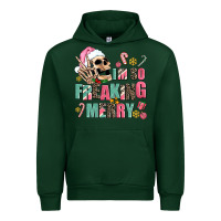 Forest Green i m so freaking merry Urban Hoodie - AdoDesignShop