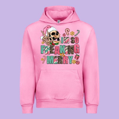 I M So Freaking Merry Urban Hoodie Designed By Adodesignshop
