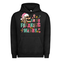 Pigment Black i m so freaking merry Urban Hoodie - AdoDesignShop