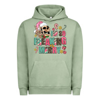 Pigment Oil Green i m so freaking merry Urban Hoodie - AdoDesignShop