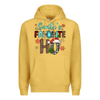 Antique Gold santa s favorite ho Premium Hoodie - JahusDesignShop