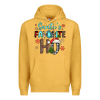 Mustard santa s favorite ho Premium Hoodie - JahusDesignShop