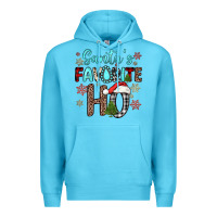 Ocean Blue santa s favorite ho Premium Hoodie - JahusDesignShop