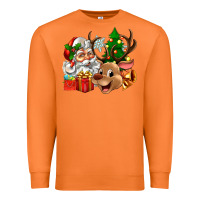 Carrot santa and reindeer Premium Sweatshirt - Zillion Design Studio