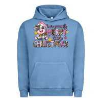 Pigment Pebble Blue have yourself merry little christmas Urban Hoodie - AdoDesignShop