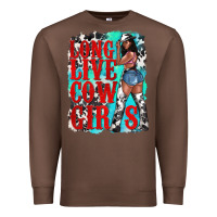 Chestnut long live cowgirls Premium Sweatshirt - texasbilliewilder