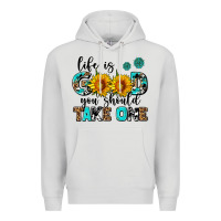 Dove Grey life is good you should get one Premium Hoodie - AdoDesignShop