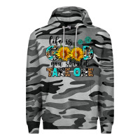 Slate Camo life is good you should get one Premium Hoodie - AdoDesignShop