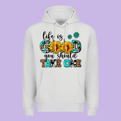 Life Is Good You Should Get One Premium Hoodie Designed By Adodesignshop
