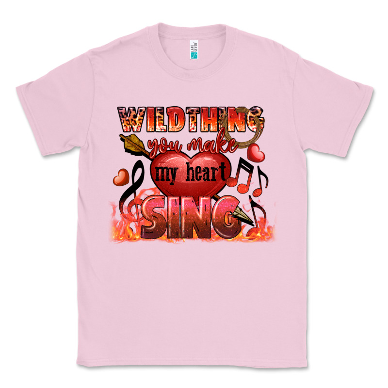 Valentine's Day Wild Thing You Make My Heart Sing Classic Tee by FaDigitalArtStudio | Teevron