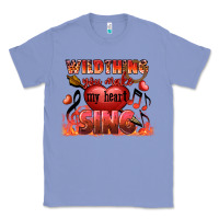 Colony Blue Valentine's Day Wild Thing You Make My Heart Sing Classic Tee - FaDigitalArtStudio