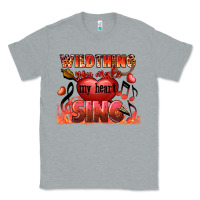 Heather Grey Valentine's Day Wild Thing You Make My Heart Sing Classic Tee - FaDigitalArtStudio