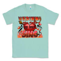 Seafoam Valentine's Day Wild Thing You Make My Heart Sing Classic Tee - FaDigitalArtStudio