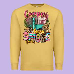 Campers Have Smore Fun Premium Sweatshirt Designed By Ranaportraitstore