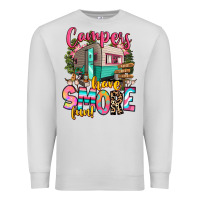 Dove Grey campers have smore fun Premium Sweatshirt - RanaPortraitStore