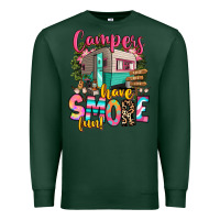 Sports Green campers have smore fun Premium Sweatshirt - RanaPortraitStore