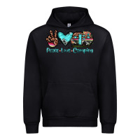 Black peace love camping Urban Hoodie - JahusDesignShop