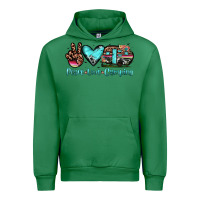 Emerald peace love camping Urban Hoodie - JahusDesignShop