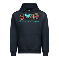 Navy peace love camping Urban Hoodie - JahusDesignShop